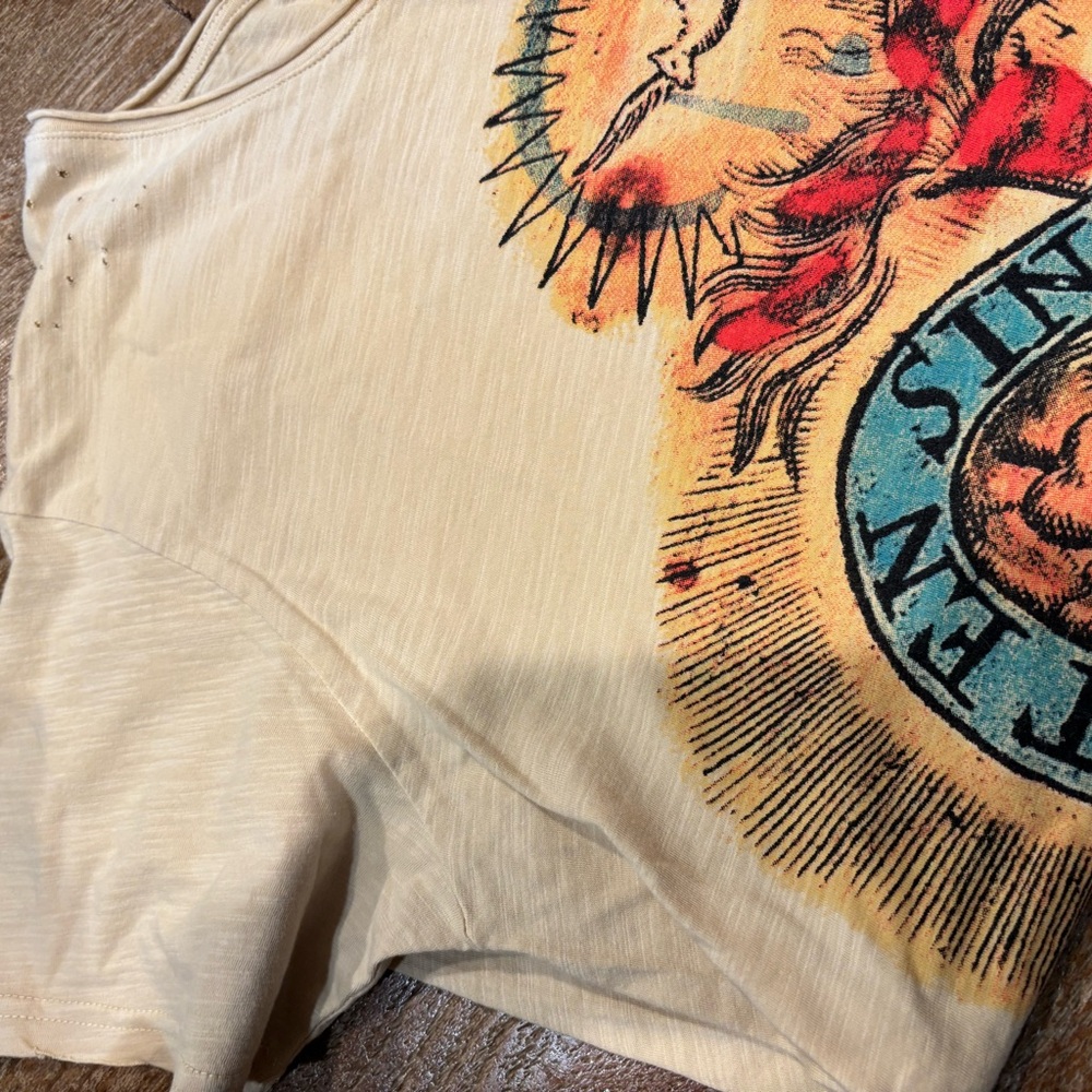 Jaded Gypsy Tee with Heart and Dove Design s/m - Picture 2 of 9